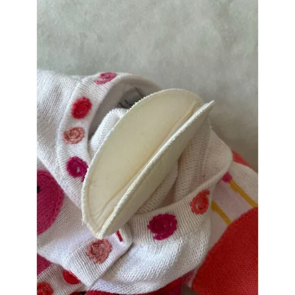 Vtg Design Option by Philip & Jane Gordon Flamingo Themed Knit Cardigan Sweater - Picture 10 of 11